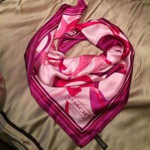 Authentic Coach Silk Scarf