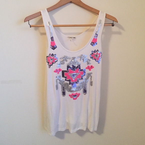 Kirra Sequined Tank Top