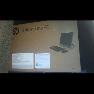 HP. 18 inche screen all in 1- new in box..