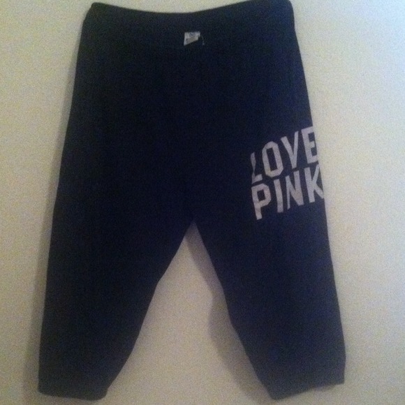 VS love pink black sweats