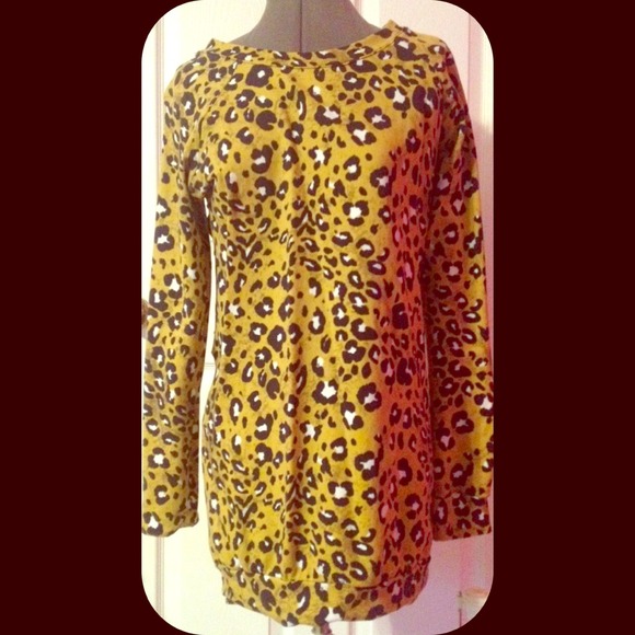 Evil Twin Leopard Sweater Dress