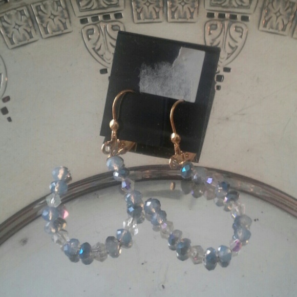 One of a Kind Bling Horseshoe Earrings . 1 - Picture 2 of 2