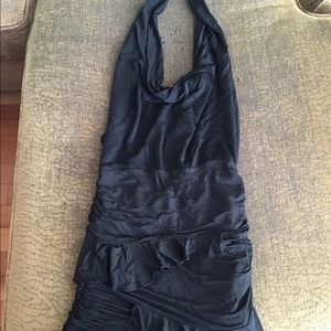 Sexy black low cut and backless dress from guess!
