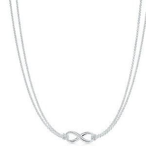 Tiffany & Co. silver infinity necklace