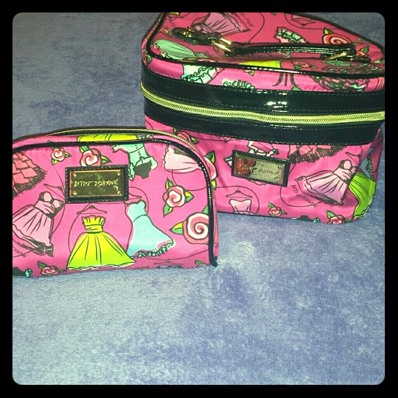 Reduced price! Betsey Johnson make up bags