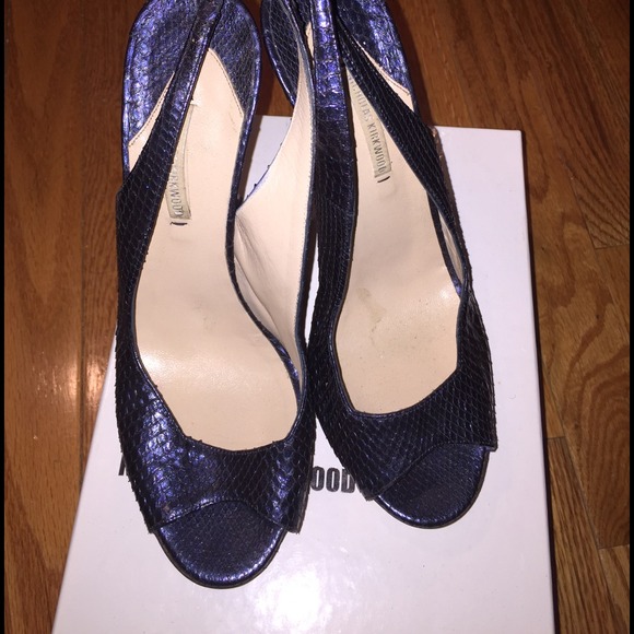 Nicholas Kirkwood Python Platform Slingback Pump - Picture 1 of 3