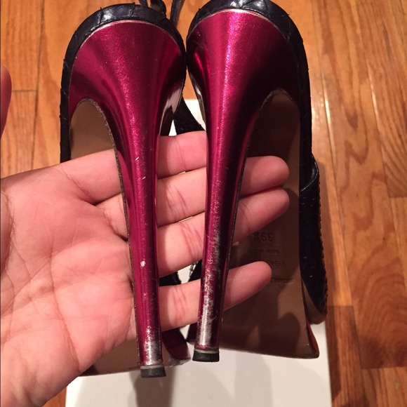 Nicholas Kirkwood Python Platform Slingback Pump - Picture 3 of 3