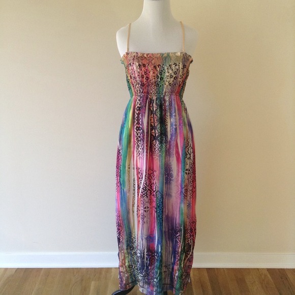 Maxi multi-color dress