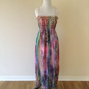 Maxi multi-color dress