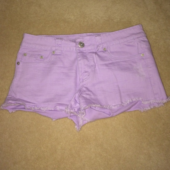 purple shorts