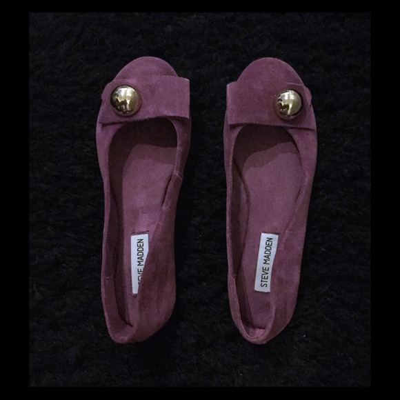 Purple Steve Madden Flats