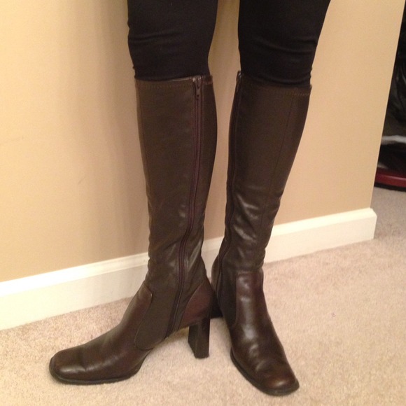 Prima brown leather heeled boots PRICE DROP! 🎉🎉 - Picture 3 of 3