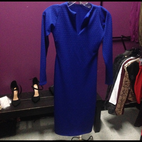 Royal blue dress