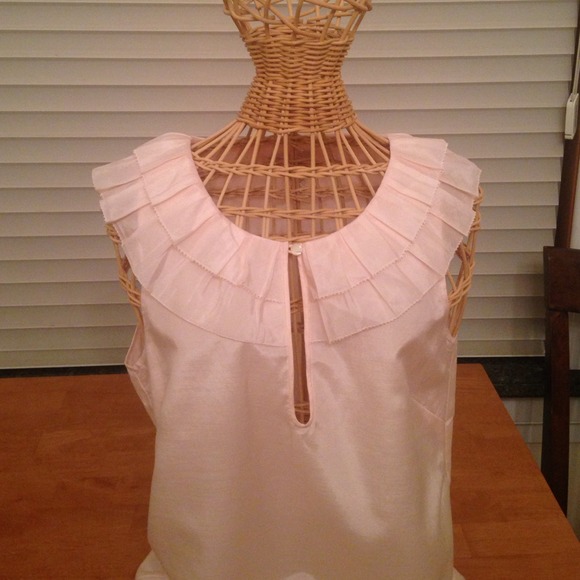 Blush pink J. Crew top