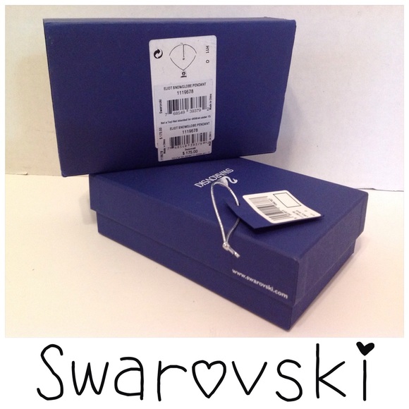 Swarovski Erika Snow Globe Silver Necklace - Picture 4 of 4