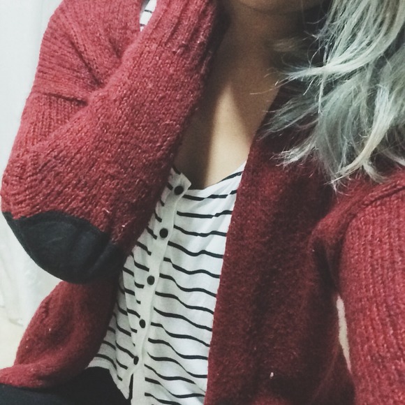 Dark red Cardigan