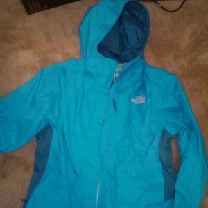 North Face rain coat