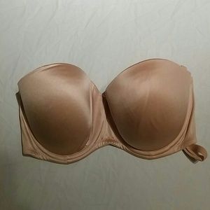 Victoria's secret ,nude strapless bra 38d
