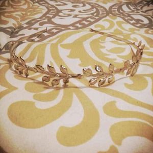 Cute gold headband
