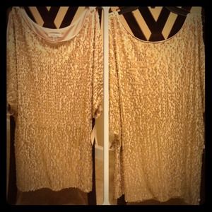 Dressy sequin top