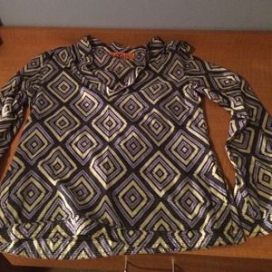 Tory Burch diamond shirt tunic