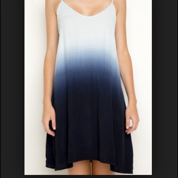 Brandy Melville Ombre Blue Brit Dress