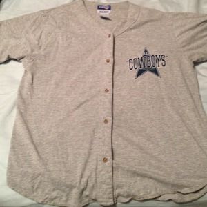 Dallas Cowboys button up sleep shirt