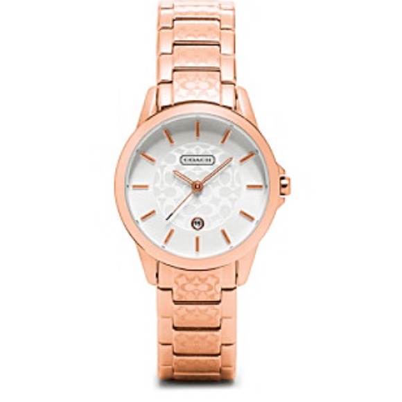 Coach Accessories - Women's Rose Gold Coach Watch