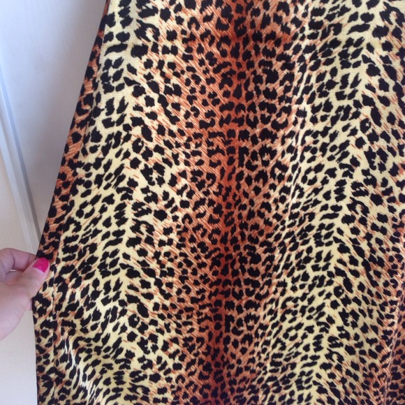 Sexy velvet leopard dress - Picture 2 of 2