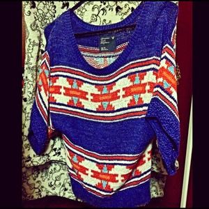 American Eagle Aztec/ Tribal Print Top