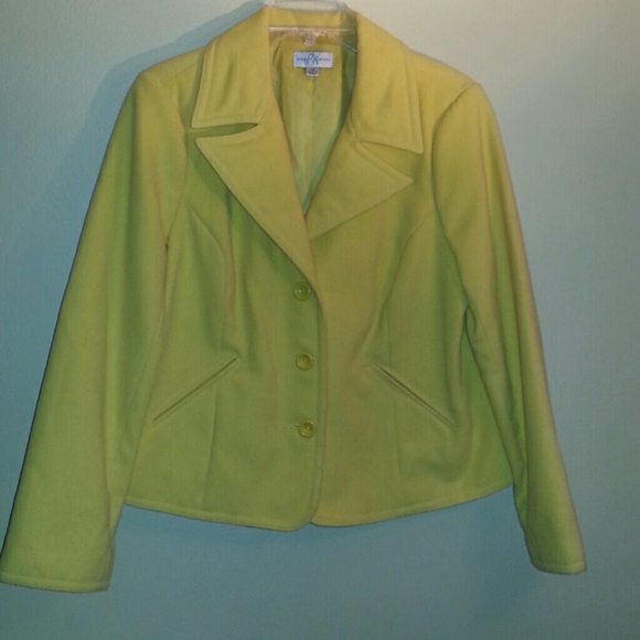 Yellow blazer/coat