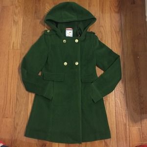 Green coat