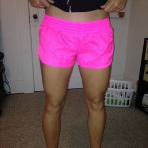 Hot pink Soffe #2 shorts w/out liner