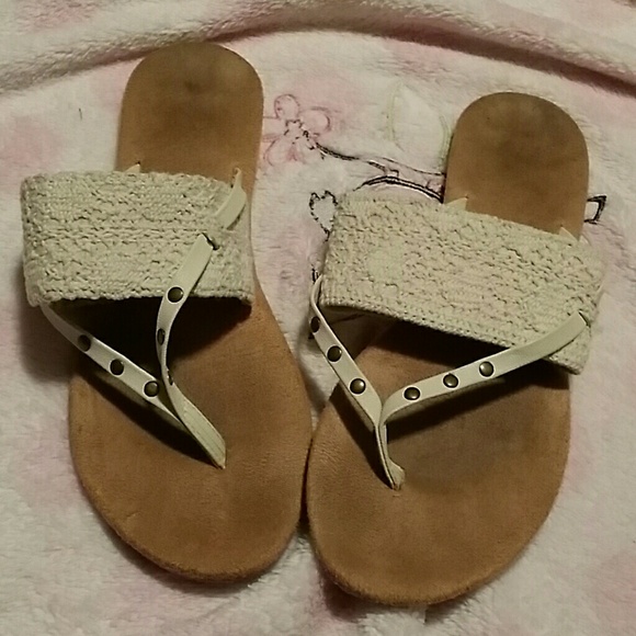 Off white sandals