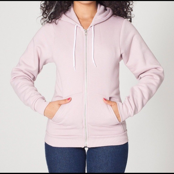 🚫SOLD🚫 American Apparel Fleece Zip-up Hoodie - Picture 1 of 4