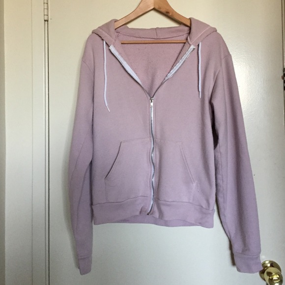 🚫SOLD🚫 American Apparel Fleece Zip-up Hoodie - Picture 2 of 4