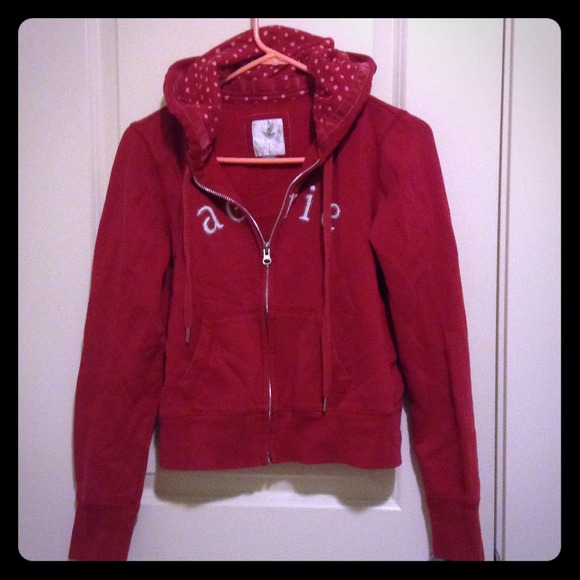 Red aerie hoodie