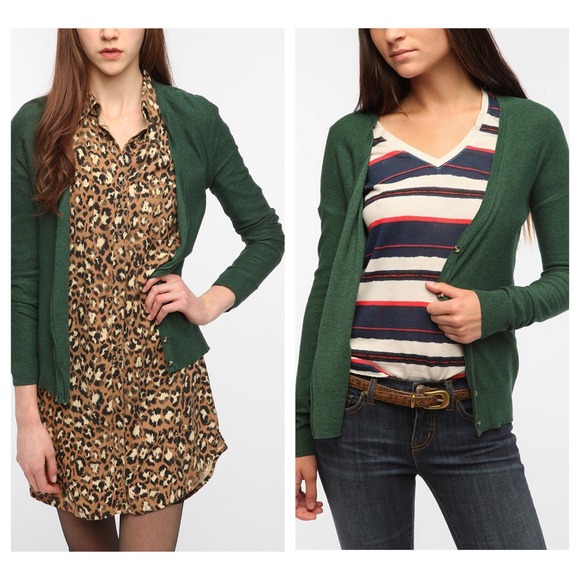 Urban outfitters BDG brand forest green cardigan