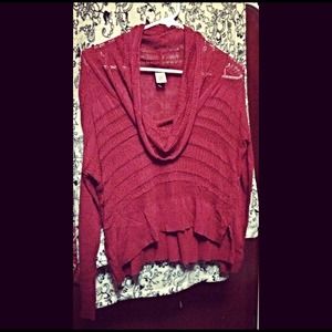 Wet Seal Blouse (Wine Red)