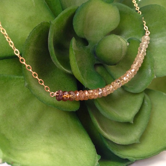 Vassonite ombre necklace