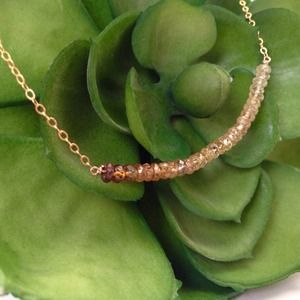 Vassonite ombre necklace