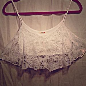 White Crop Top NWOT