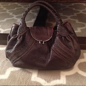 Authentic FENDI Leather Spy Handbag