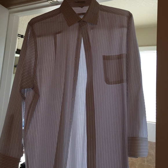 Large 16 32/33 Geoffrey Beene long-sleeve shirt.