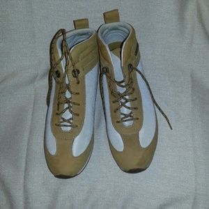 Dainty Tan and White Timberland  Boots