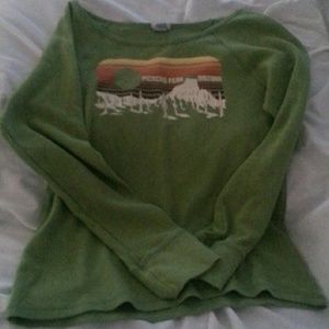Green long sleeve shirt