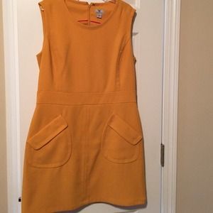 Mustard colored dress