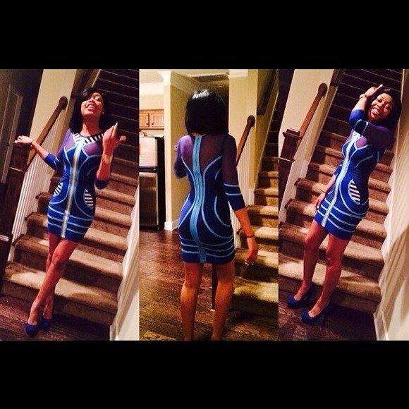 Blu Bandage Dress
