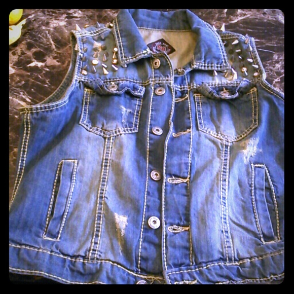 Jean accent jacket