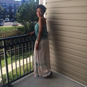 Ombré maxi dress